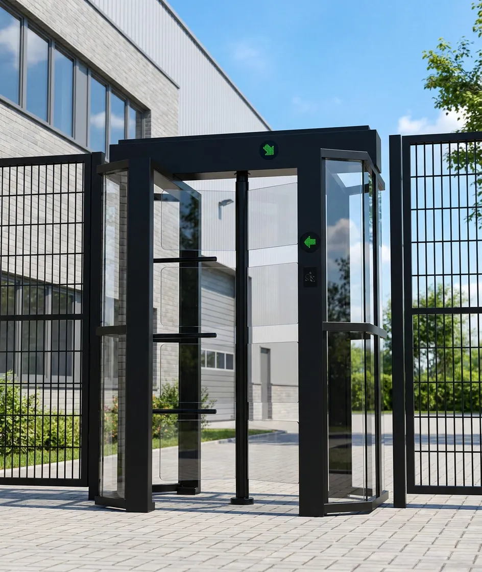 ID Gate 2200 Black Single Lane Passage